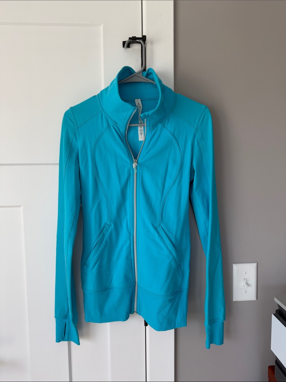 lululemon athletica Teal Zip-Up Bomber Jacket